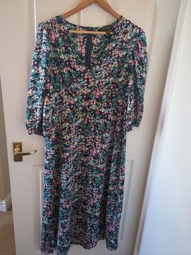 Qed london size teal dress - london,