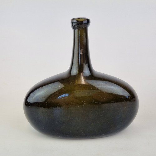 Antique 18thc green glass wine - 18thc,