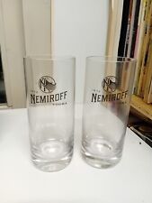 PAIR OF NEMIROFF VODKA GLASSES