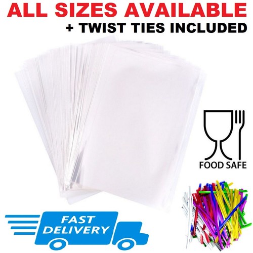 Clear cellophane bags for - clear,
