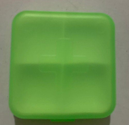 Travel pill box - box, organiser