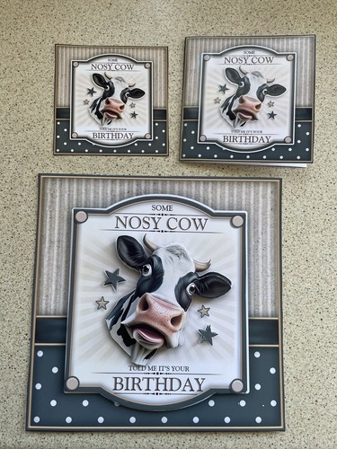 Handcrafted birthday card - 3d,