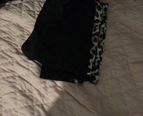 Leggings with leopard print - with,
