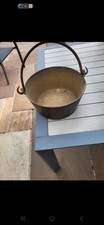 Large Antique Brass Jam Pan
