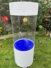 Acrylic Cylinder Aquarium Fish Tank Set 135L Full Kit