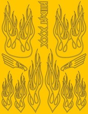 Pro Flames RC Car Paint Masks