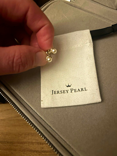 Jersey pearl silver - jersey, round