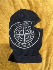 Supreme Stone Island Reflective Balaclava White Rare Brand New