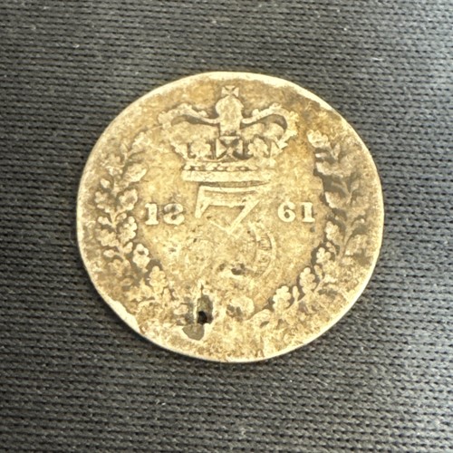 Great britain 1861 threepence - britain,