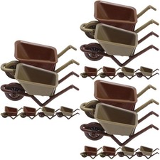 3 PCS Wheelbarrow Mini Plastic