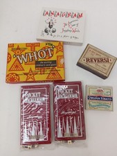 Vintage Games and Tobacco Tins Bundle - Reversi, WHOT, Anagram & More