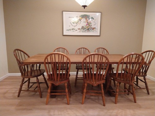 Solid oak dining room - oak,