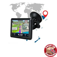 8GB Sat Nav Free Lifetime Maps UK & EU Maps UK FM Touch Screen GPS Navigation