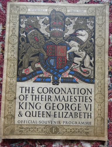 Coronation 1937 king george - king,