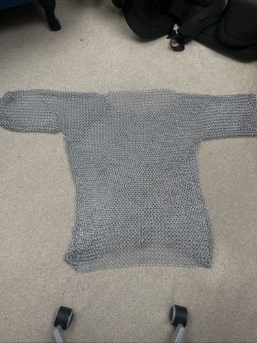 Aluminium chainmail shirt - aluminium,