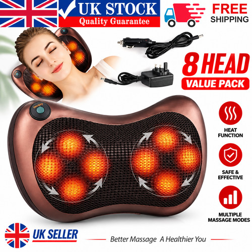 Massager neck and back - and, heated