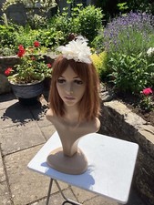 Cream fascinator/corsage complete with pin and clip