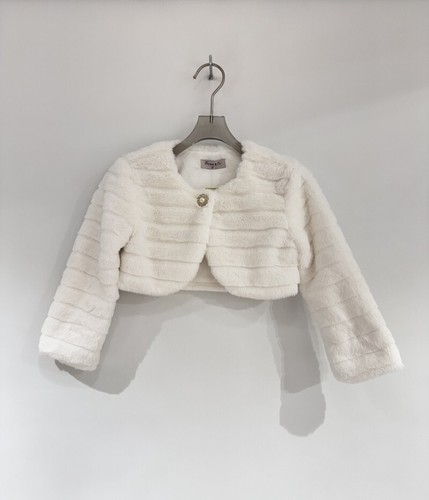 Girls designer ivory fur - designer,