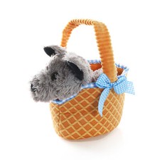 SOFT BASKET WITH DOG TOY DOROTHY PROP ACCESSORY PROP WORLD BOOK DAY OZ TOTO