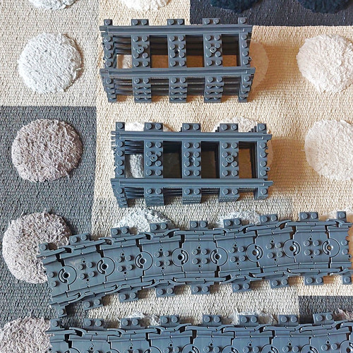Lego trains grey train tracks - train,