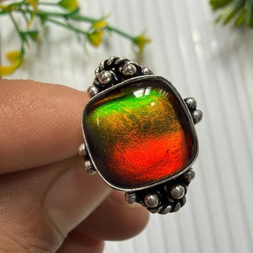 Red fire opal - fire,