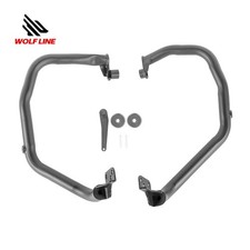 WOLFLINE Crash Bars Stunt Cage Engine Guard For Triumph Rocket Ⅲ 3 GT 2020-2023