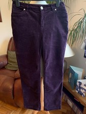 Per Una Ladies Aubergine Cord