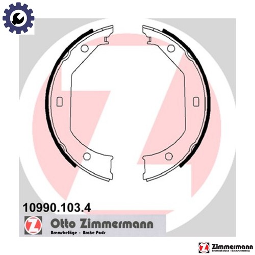 Brake shoe set - brake,