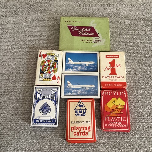 Vintage playing cards - x, –