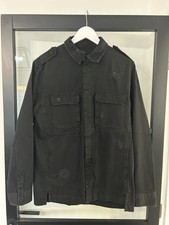 Zara Men’s Black Denim Jacket Size Small 