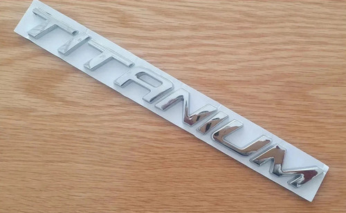 Metal titanium letter logo - metal,