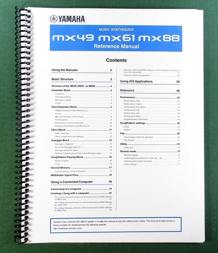 Yamaha mx49 mx61 - yamaha,