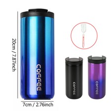 Thermal Travel Coffee Mug Cup Hot Warm Insulated Drinks Thermal Thermos Flask UK