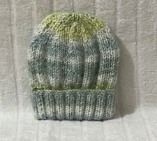 Brand New Hand Knitted Yo Yo /Multi Colours Unisex Baby  Hat Size Newborn Approx