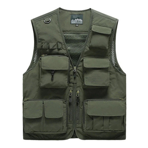 Men cargo multi pockets - cargo, vest