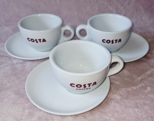 Genuine costa coffee cups - 3x,
