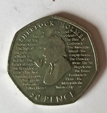 50p Coin - Sherlock Holmes