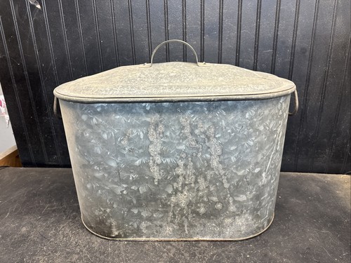 Vintage galvanized boiler - vintage,