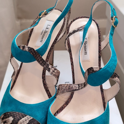 Bennett turquoise suede - turquoise,
