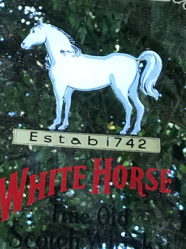 White horse whisky framed - horse,