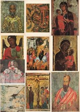 Byzantine Icon Postcards Collection - Cyprus Nicosia Phaneromeni Velasquez Manet