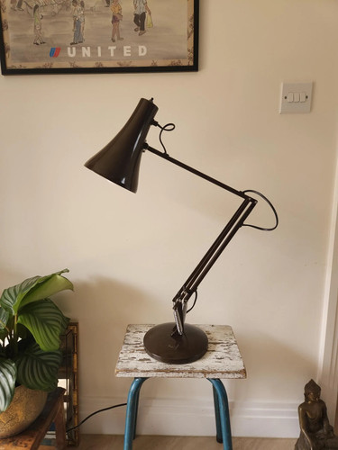 Vintage brown anglepoise lamp - brown,