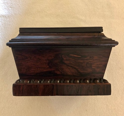 Antique rosewood box compact - antique,