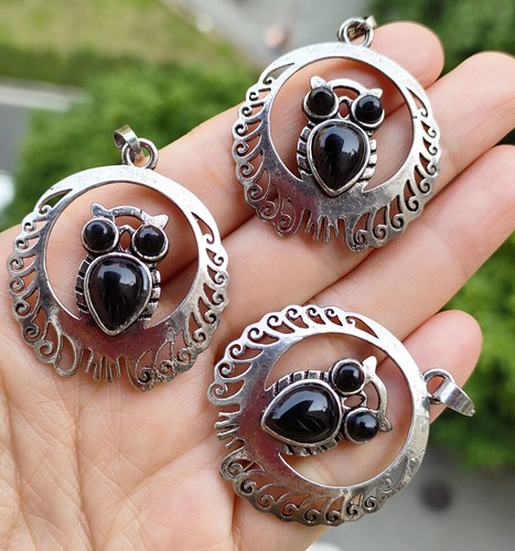 10pcs natural obsidian gems - natural,