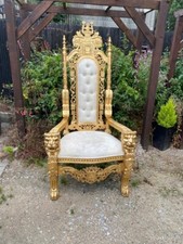 Lion King & Queen Throne Chairs FOR HIRE