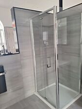 MERLYN ARYSTO 900 X 900 BIFOLD  SHOWER CUBICLE AND TRAY, RRP £1,458