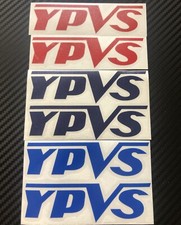 2x YPVS One Colour Stickers