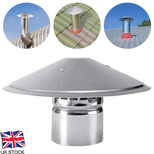 Stainless steel chimney roof - steel,