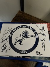 Hand Signed Millwall Crest