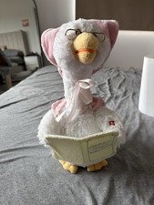 Cuddle Barn Plush Talking Mother Goose Plays 7 Nursery Rhymes - Pink